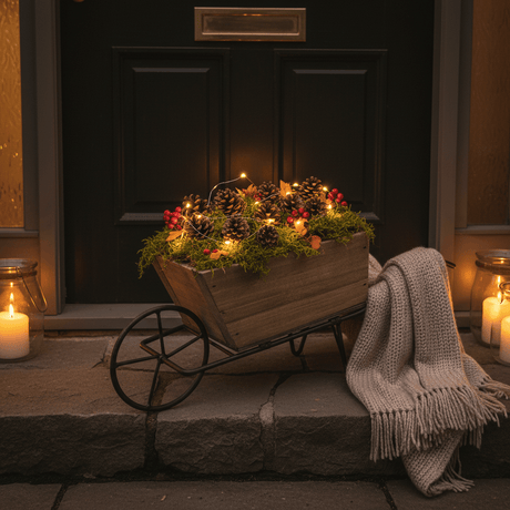 Dekorativ hagepynt til blomster, urter og sesongdekor