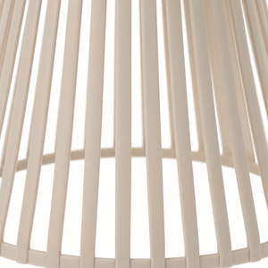 Liten solcellelykt med LED lys og åpen metallform