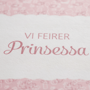 20 pk servietter til dåp rosa 17 x 17 cm