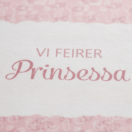 20 pk servietter til dåp rosa 17 x 17 cm