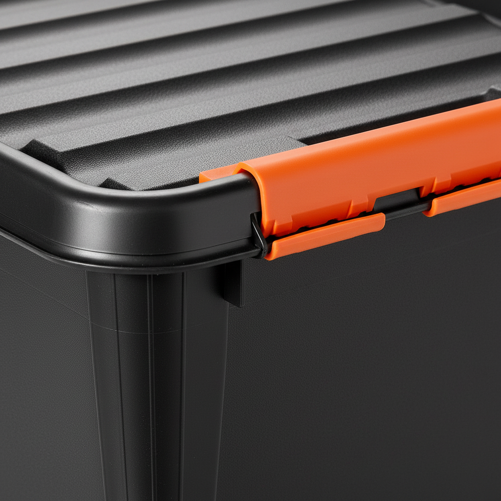 Robust plastboks 49 L til verktøy og oppbevaring