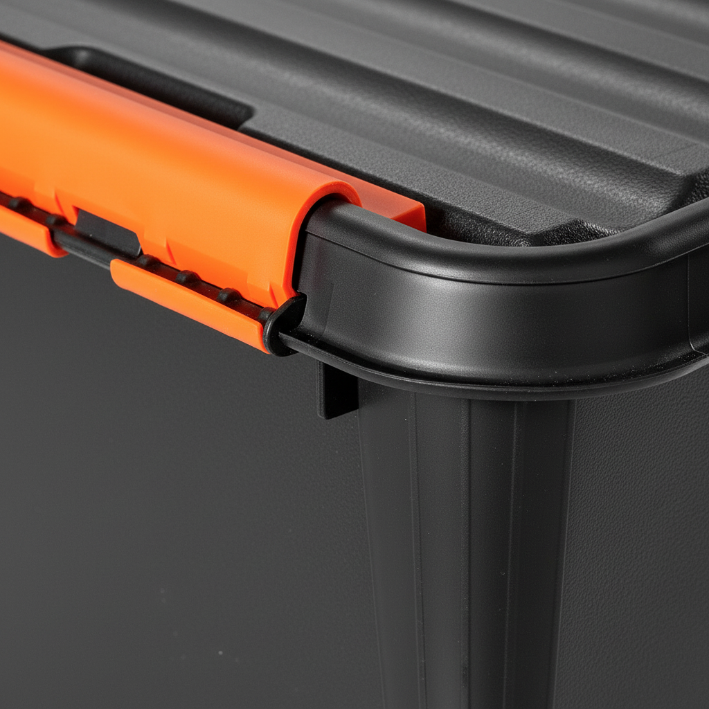 SmartStore Pro oppbevaringskasse med lokk sett skrått