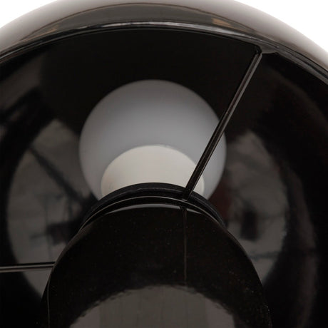 Bordslampa Lito soppformad svart 24,5 cm – detaljbild 1