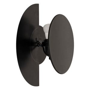 Reversibel vegglampe Mysti sort 30,5 cm