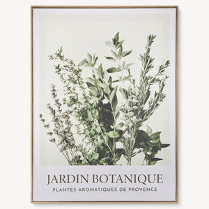 Innrammet lerretsbilde med botanisk motiv Cecilia 45 x 60 cm – i miljø
