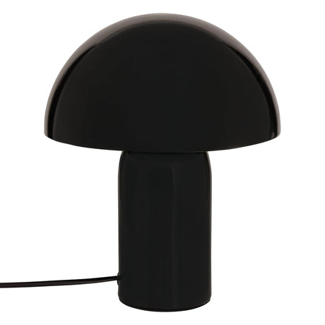 Bordlampa Lito svampform svart 24,5 cm