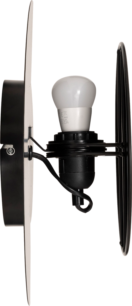 Reversibel vegglampe Mysti sort 30,5 cm – produktbilde 3