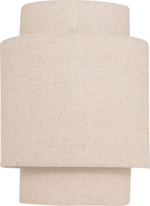 Vegglampe Nahel i beige lin 27 cm – produktbilde 2