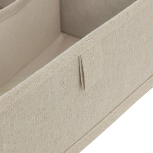 Skuffeorganiser 2 rom M beige 36x36 cm – detaljbilde 1