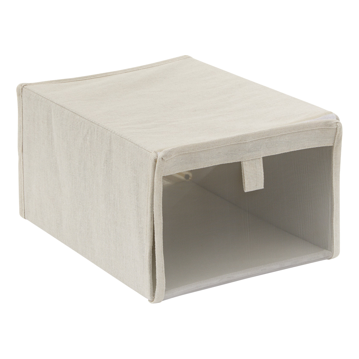 Stabelbare skobokser Dressy+ beige 2 stk – detaljbilde 1