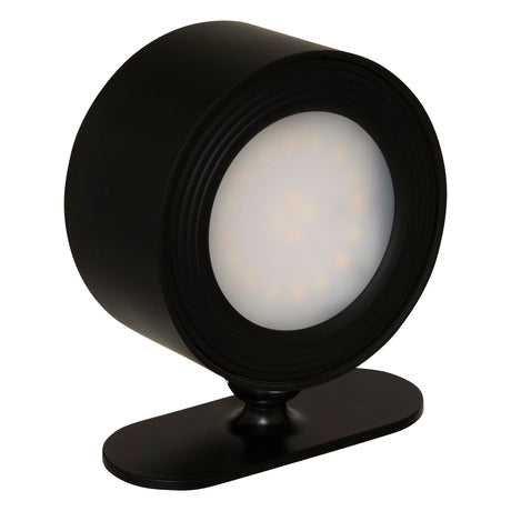 Oppladbar magnetisk LED-vegglampe sort 8 cm