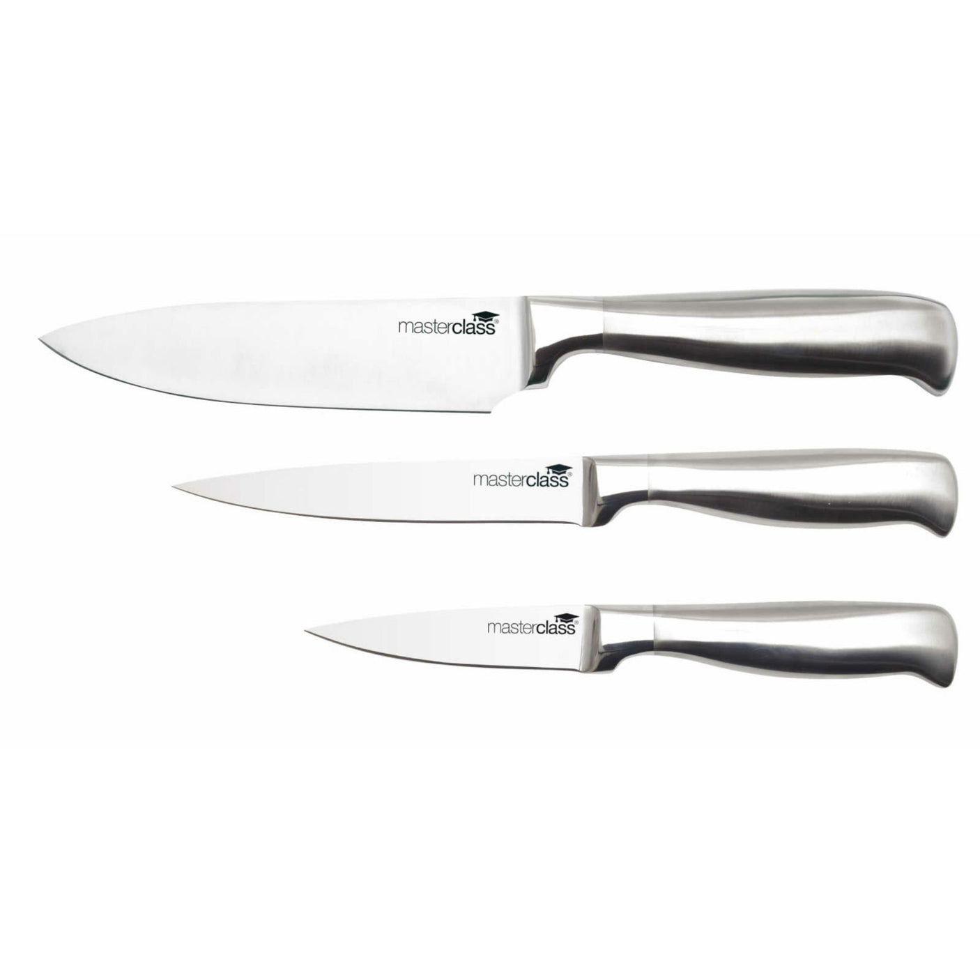 3-pk Knivsett i rustfritt stål Acero