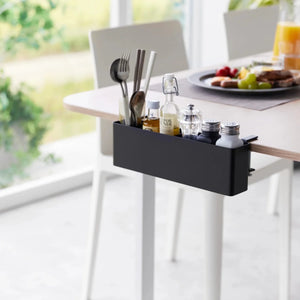 Smart oppbevaringsboks til bord, sort 30 x 10 cm - Lindas Dekor