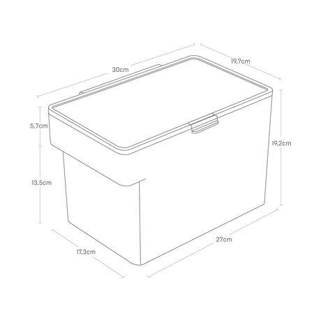 Praktisk fôrbeholder til tørrfôr med silikonforsegling