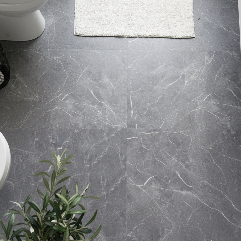 Firenze selvklebende fliser på baderomsgulv