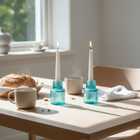 Frokostbord kronelys