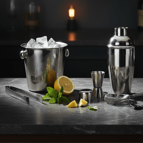 Cocktail shaker Gavesett 5 deler - Lindas Dekor cocktail shaker