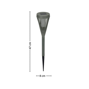 Solcellerlampa grön 8 x 47 cm