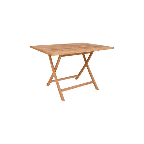 Kvadratisk produktbillede af Oviedo spisebord i teak 120 x 80 cm