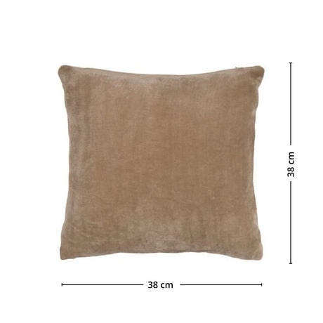 Linfärgad soffkudd 38 x 38 cm i ljus interiör