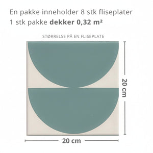 8 - pk Neu Antikk selvklebende fliser - Lindas Dekor