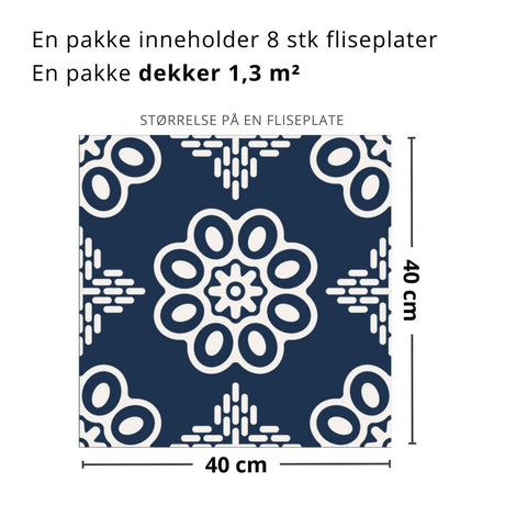 8 - pk Lya selvklebende fliser - Lindas Dekor