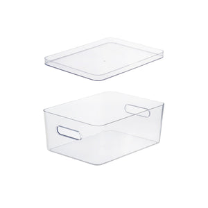 SmartStore Compact Clear L oppbevaringsboks med lokk