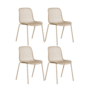4-pk Branson hagestol beige