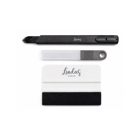 Foliesletter og kniv med 10 ekstra knivblader - Lindas Dekor Verktøy