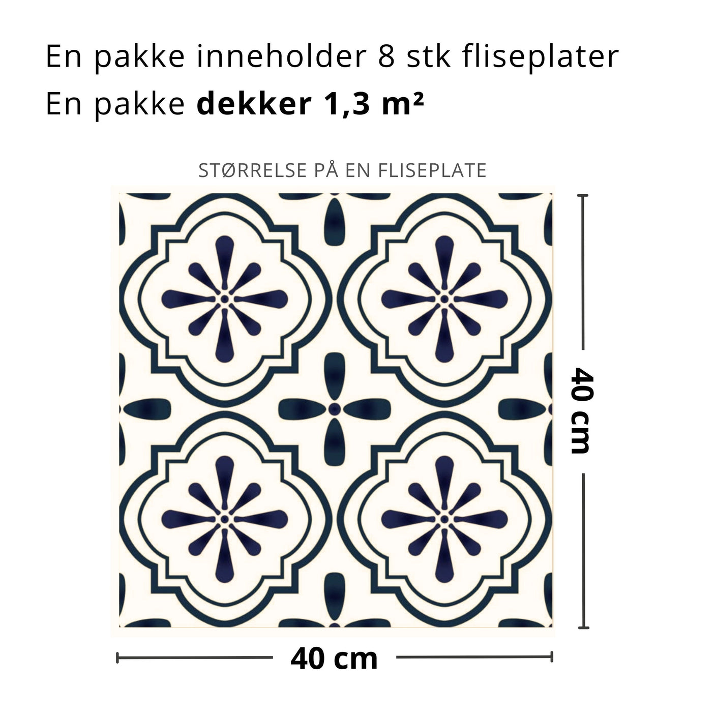 8-pk Nova varm selvklebende fliser
