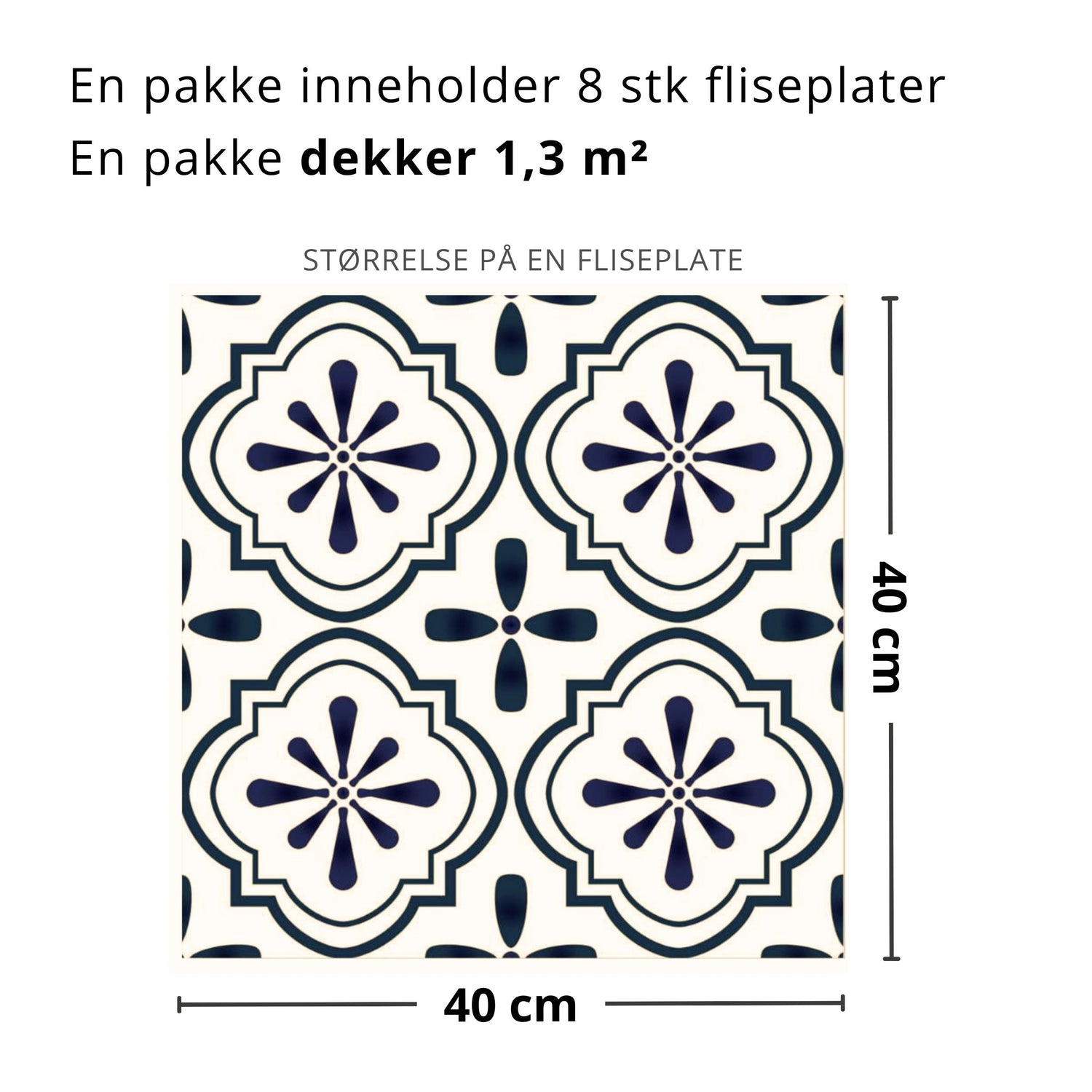 8-pk Nova varm selvklebende fliser