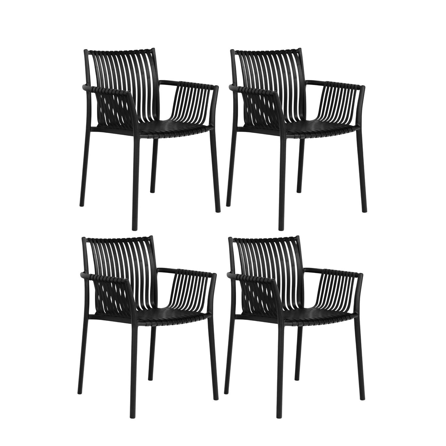 4-pk Tulsa hagestol sort