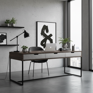 Metall look kontaktplast i børstet aluminium – slitesterk folie til bord og skap