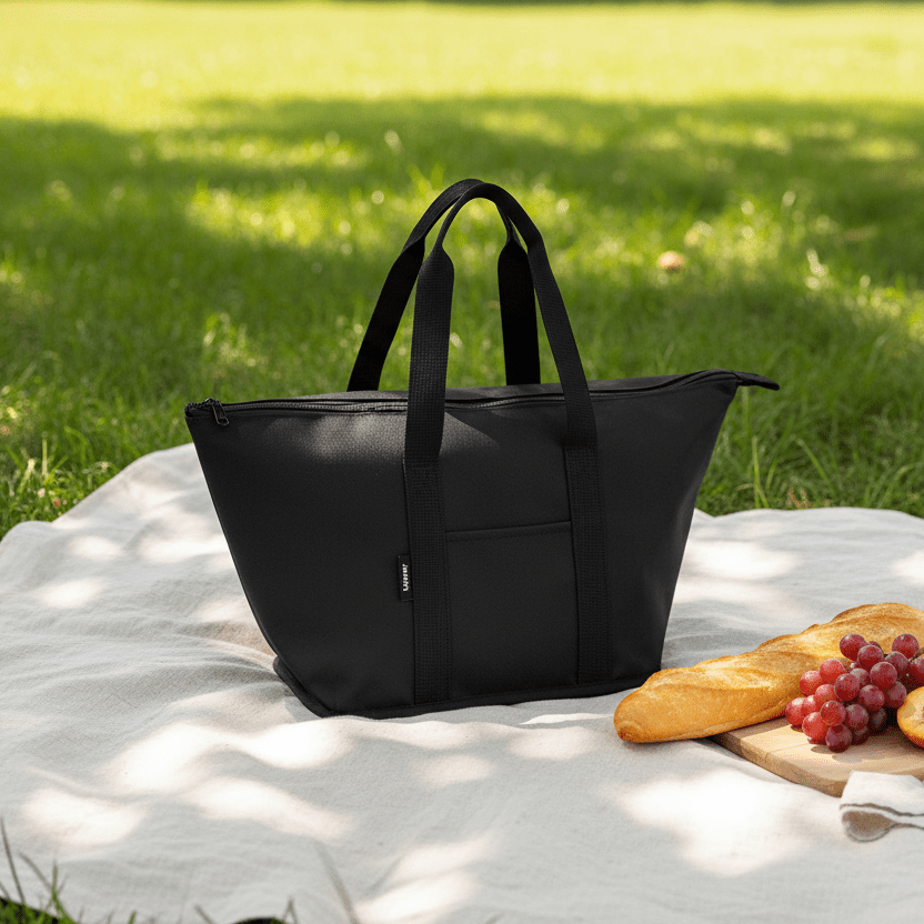 Kjølebag sort 51 x 18 cm - Lindas Dekor