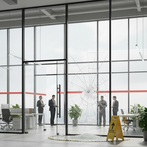 Bruksområder Beskyttelsesfolie for glass brukt på vindu glassbord dør og speil under transport og renovering
