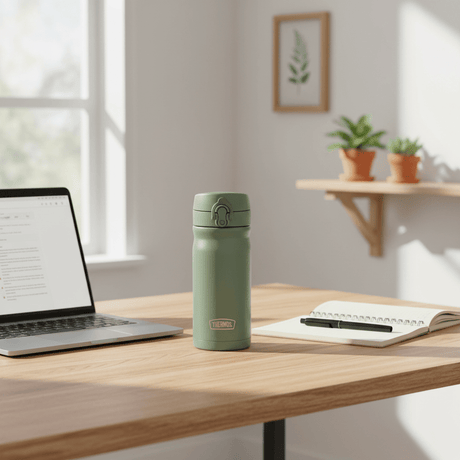 Termokopp JMY Dusty Green Rustfritt stål 350 ml - Lindas Dekor