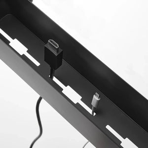 Smart oppbevaringsboks til bord, sort 30 x 10 cm - Lindas Dekor