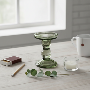 Lysestake grønn 8,5x11 cm størrelsesreferanse
