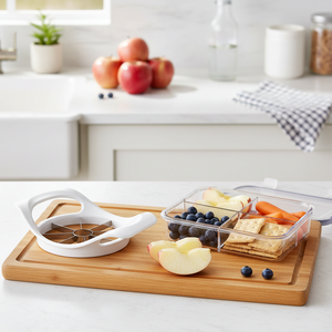 Epledeler kjøkkenredskap sett skrått