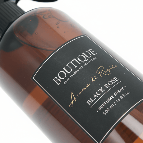 Romspray duft 500 ml i brun flaske med sort sprayhode