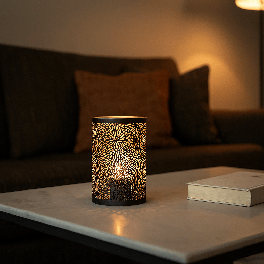 Nata LED lyslykt blomster - Lindas Dekor