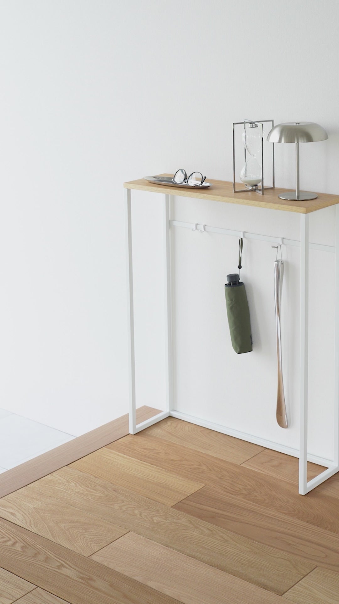 Konsollbord sort 80 x 60 cm