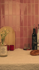 Adelina Rosa selvklebende veggfliser