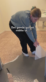 8-pk Skifer antrasitt selvklebende fliser