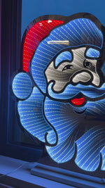 Julenissen LED lysskilt tosidig 69 cm