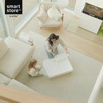 Oppbevaringsboks med lokk brukt til organisering i hjemmet