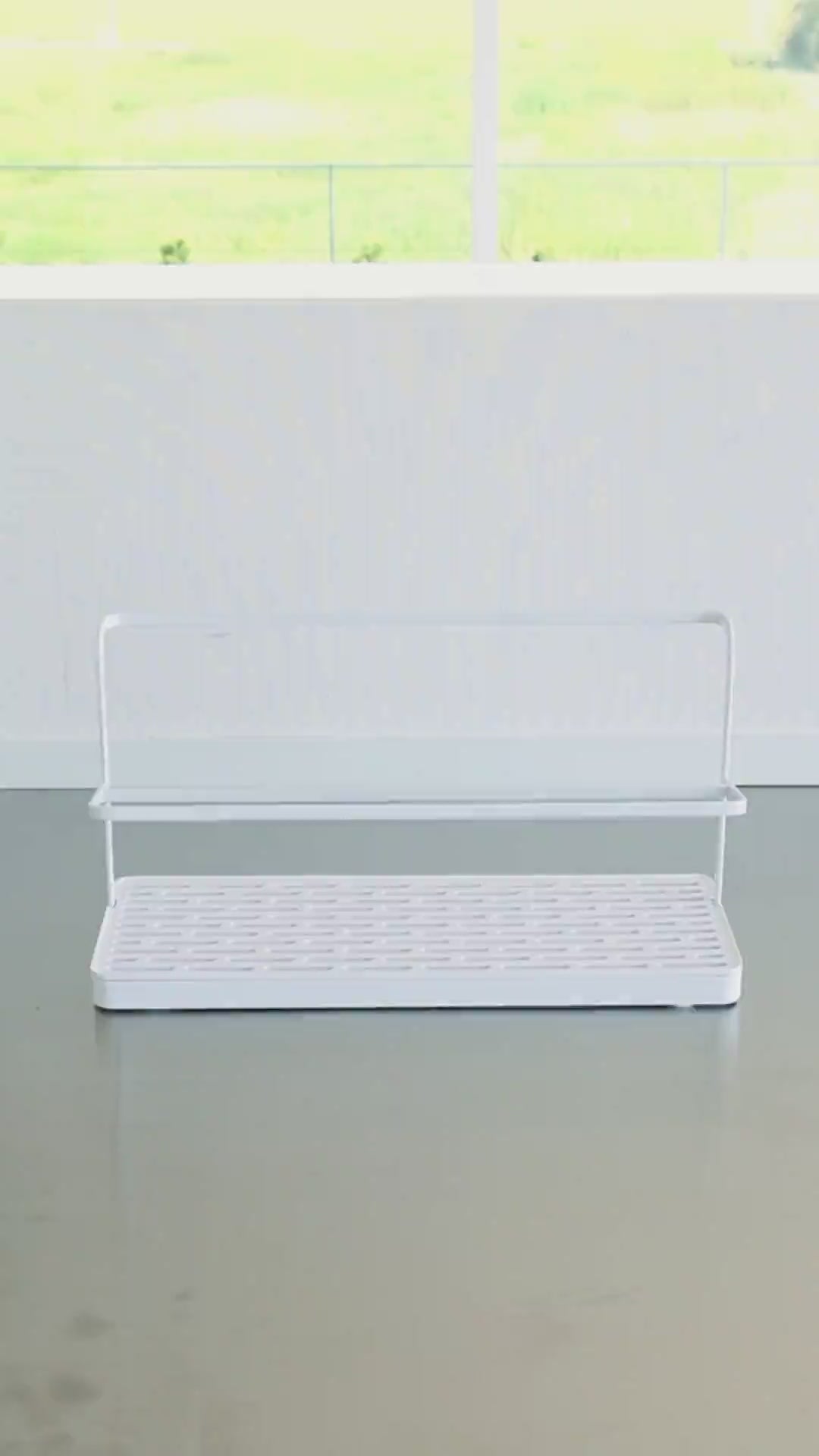 Tørkestativ for flasker hvit