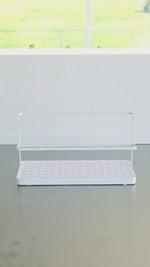 Tørkestativ for flasker hvit