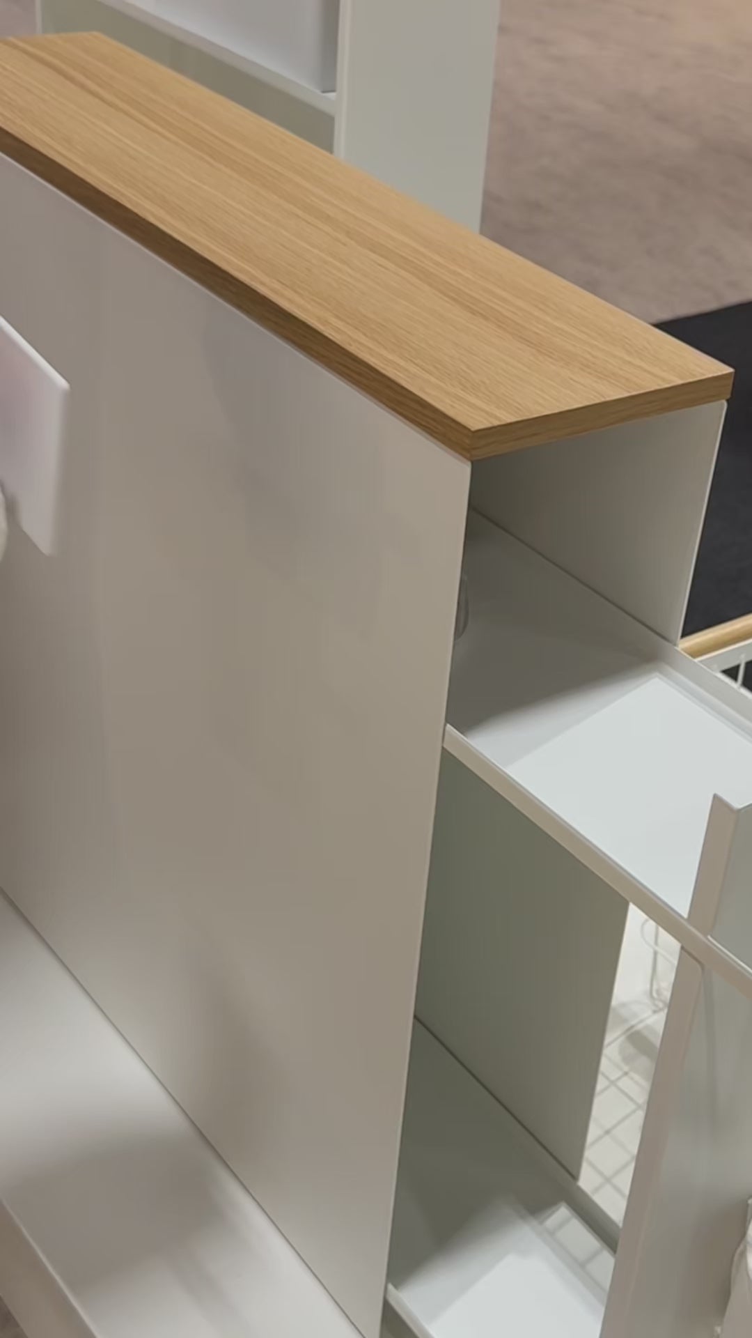 Dorullholder magnetisk hvit