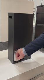 Toalettpapirstativ sort